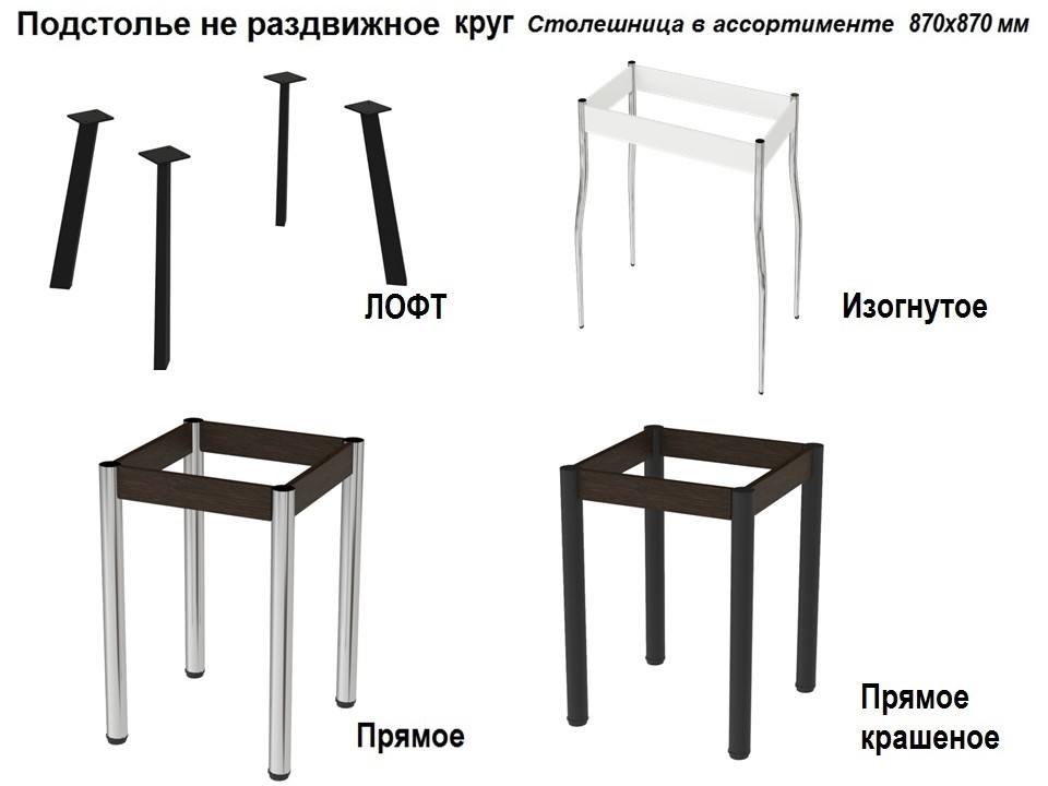 Стол СФ Круг ЛДСП